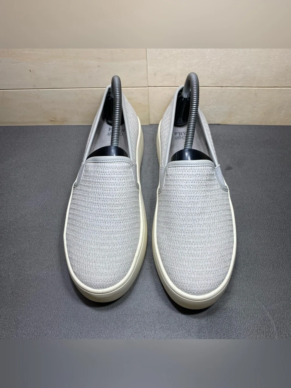 Frye Co Talon Slip-Ons Grey Women's Size 7.5 Shoes M Platform Sneakers
